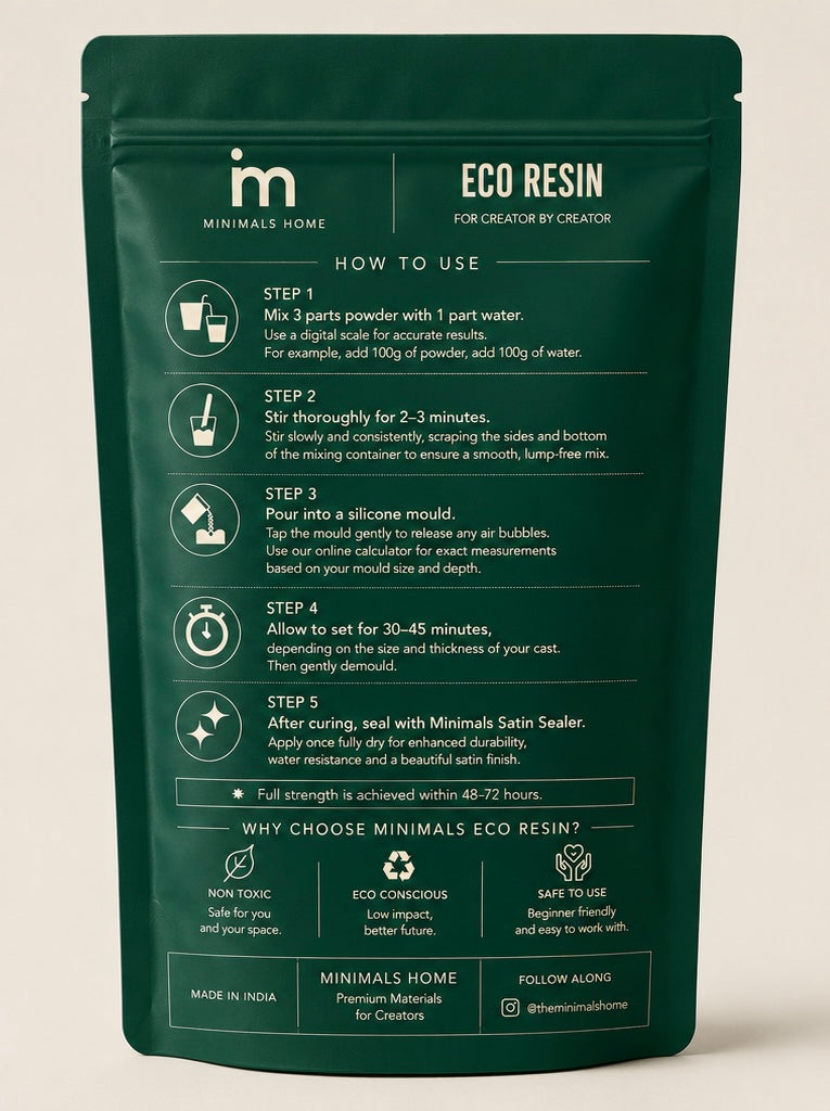 New & Improved Minimals Eco Resin + Free video tutorial