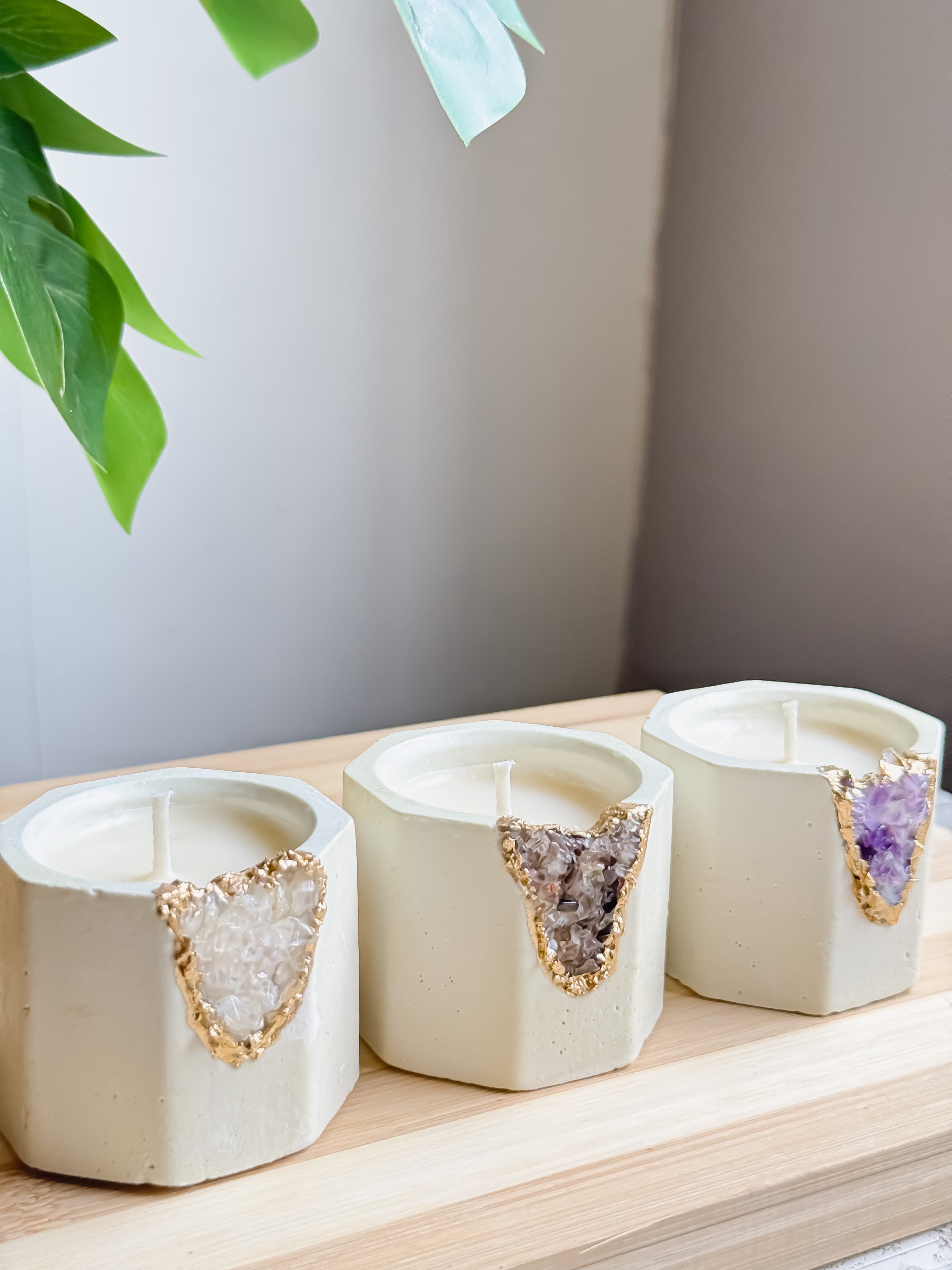 Grounded Abundance : Clear Quartz + Smokey Quartz