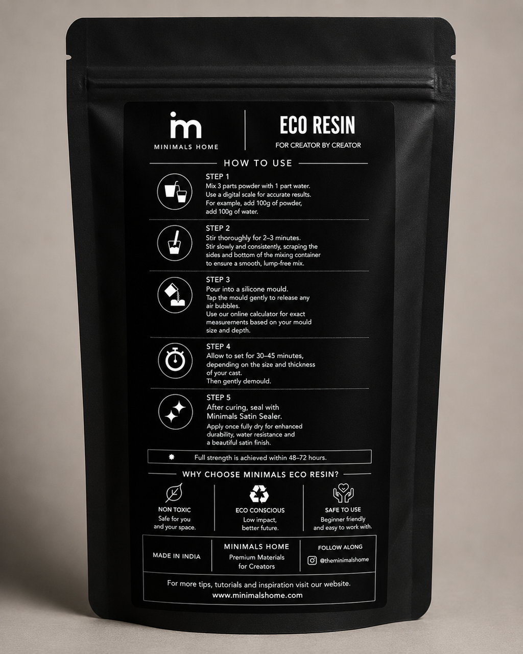 New & Improved Minimals Eco Resin + Free video tutorial