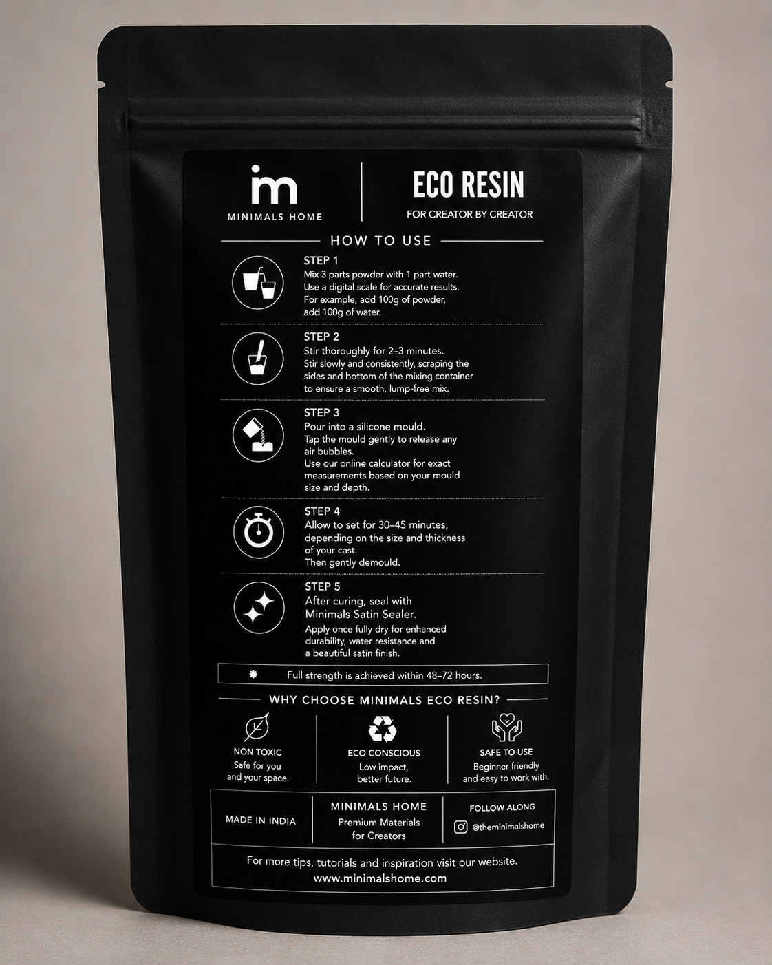 New & Improved Minimals Eco Resin + Free video tutorial